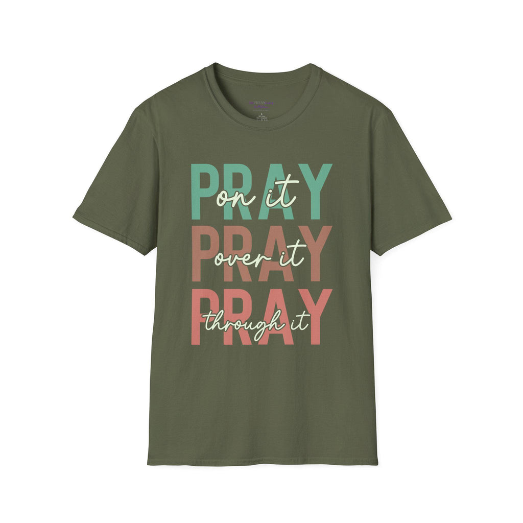 Inspirational Christian T-Shirt | Pray On It Graphic Tee