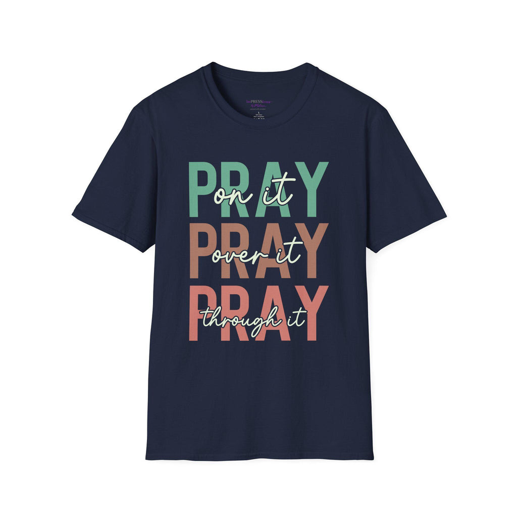 Inspirational Christian T-Shirt | Pray On It Graphic Tee