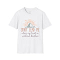 Spirit Lead Me T-Shirt | Mountain Sunrise Christian Faith Tee