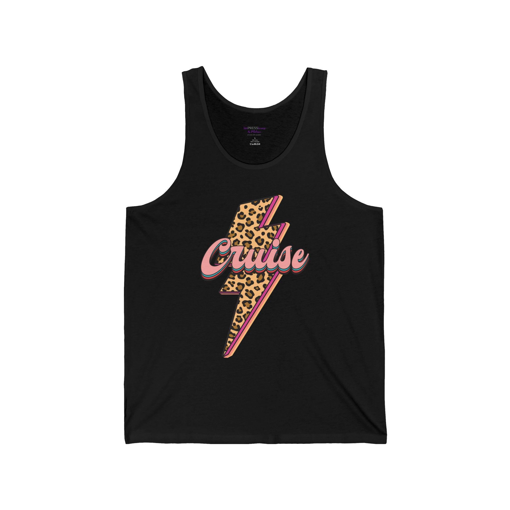 Leopard Lightning 'Cruise' Tank top | Retro Rockabilly Graphic Tank