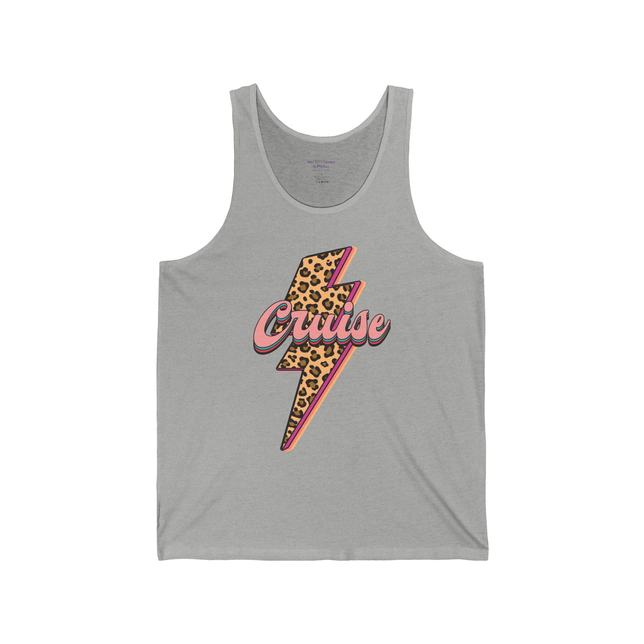 Leopard Lightning 'Cruise' Tank top | Retro Rockabilly Graphic Tank