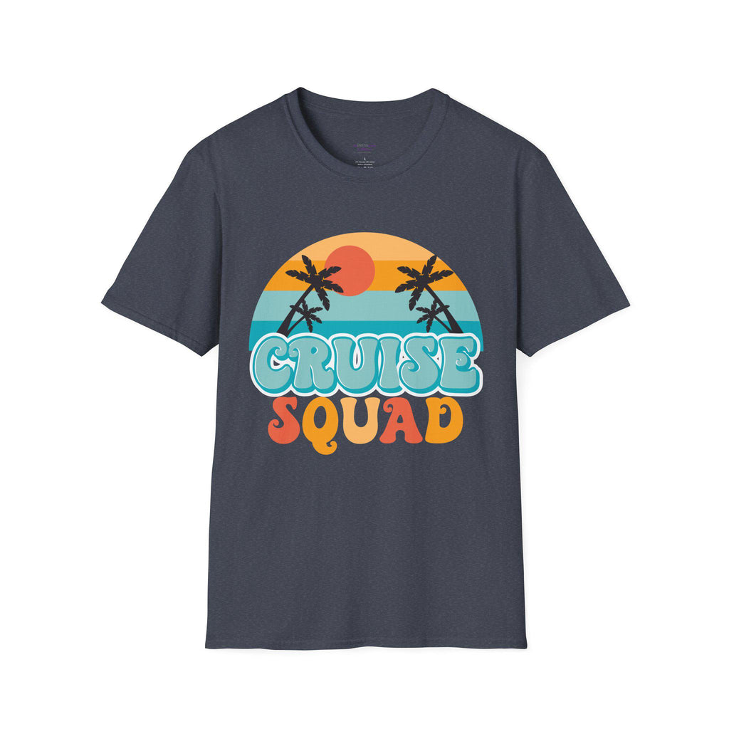 Cruise Squad T-Shirt | Retro Palm Sunset Beach Tee
