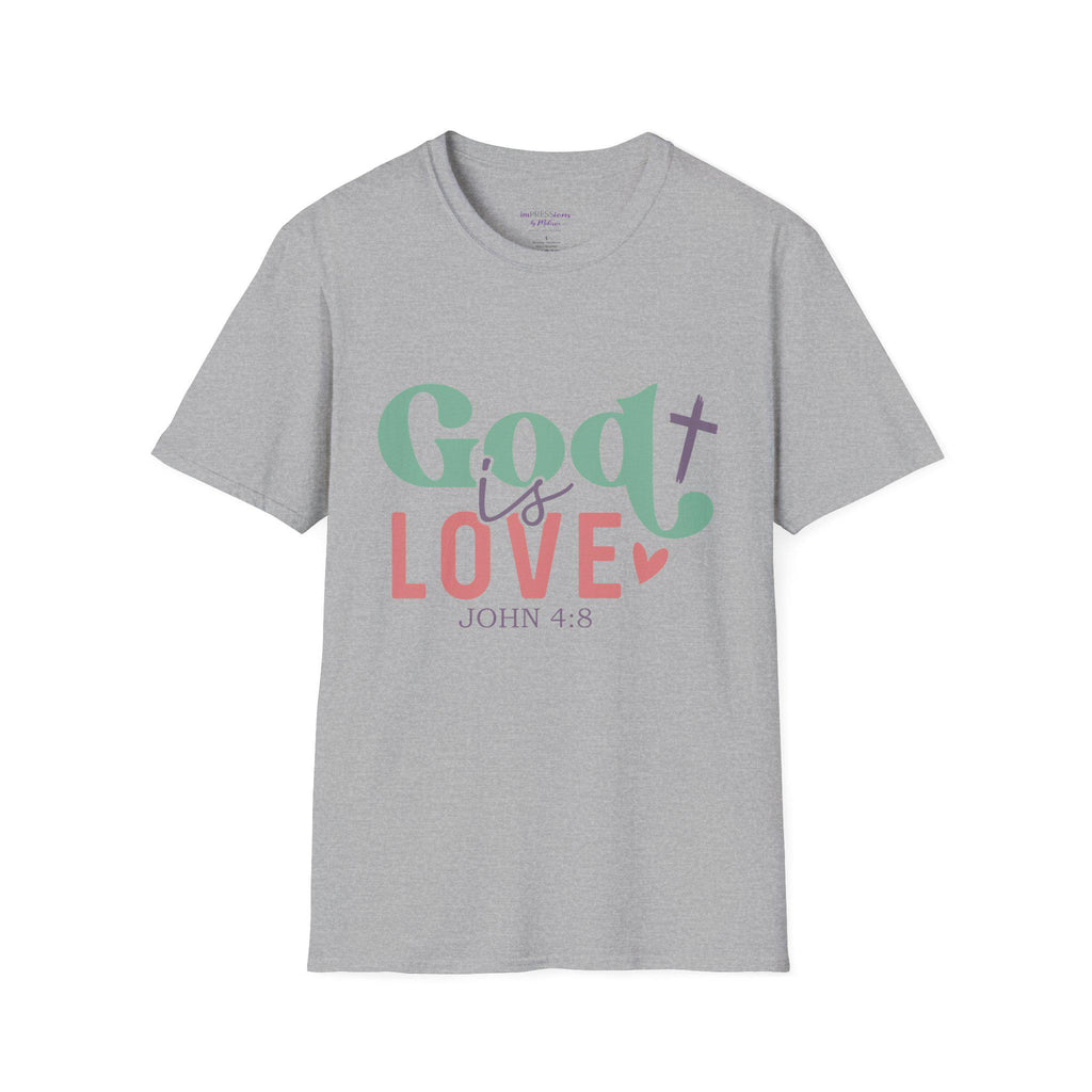 God is Love T-Shirt | John 4:8 Scripture Tee, Christian Faith Shirt