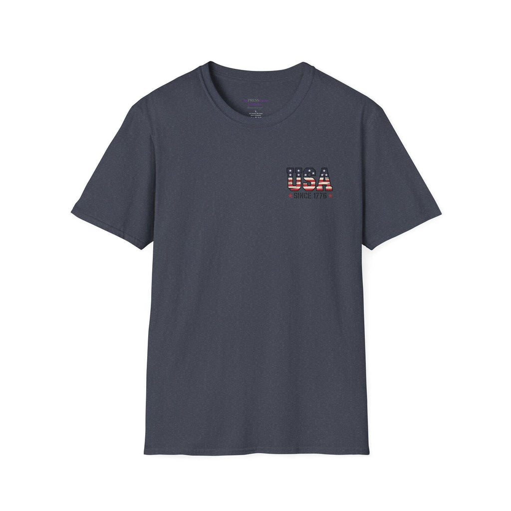 Patriotic Eagle with American Flag Sunglasses T-Shirt | 250 Years Baby USA