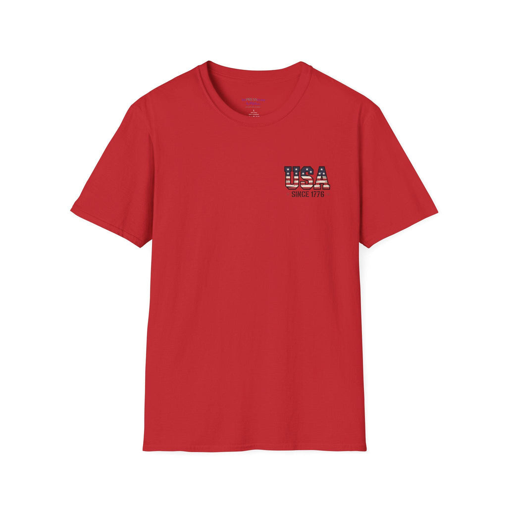 Patriotic Eagle with American Flag Sunglasses T-Shirt | 250 Years Baby USA