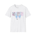 Floral Nurse T-Shirt | Stethoscope Bow Graphic