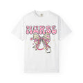 Floral Nurse Stethoscope T-Shirt | Nursing Tee