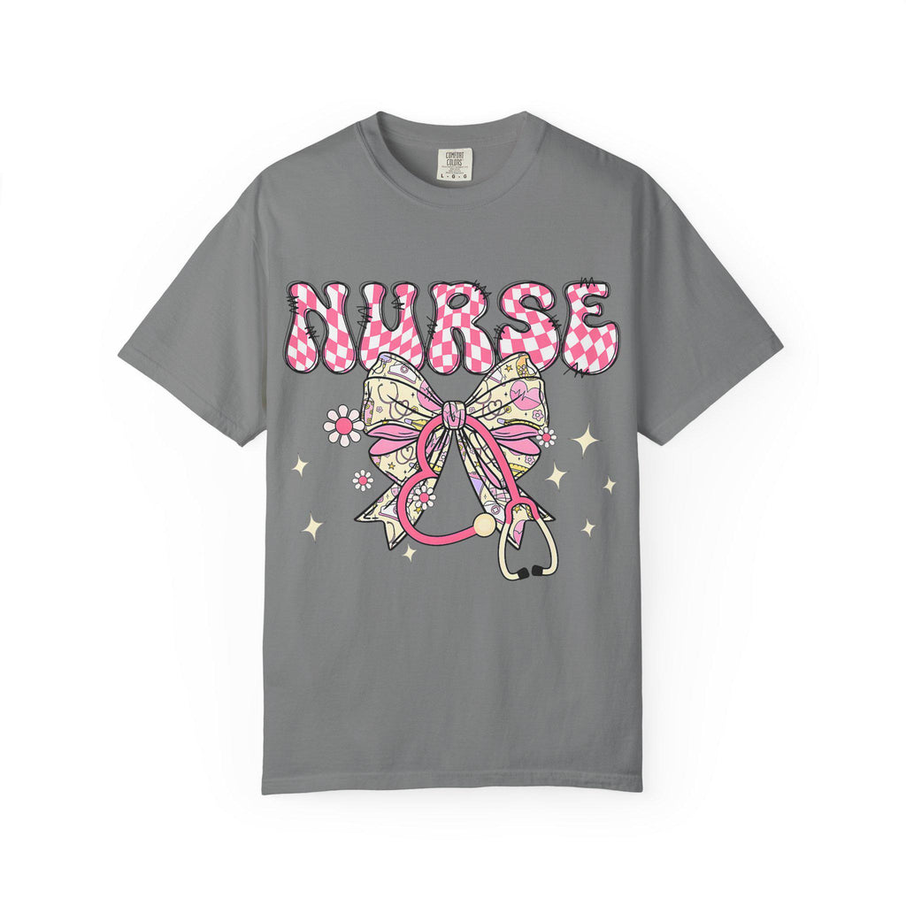 Floral Nurse Stethoscope T-Shirt | Nursing Tee