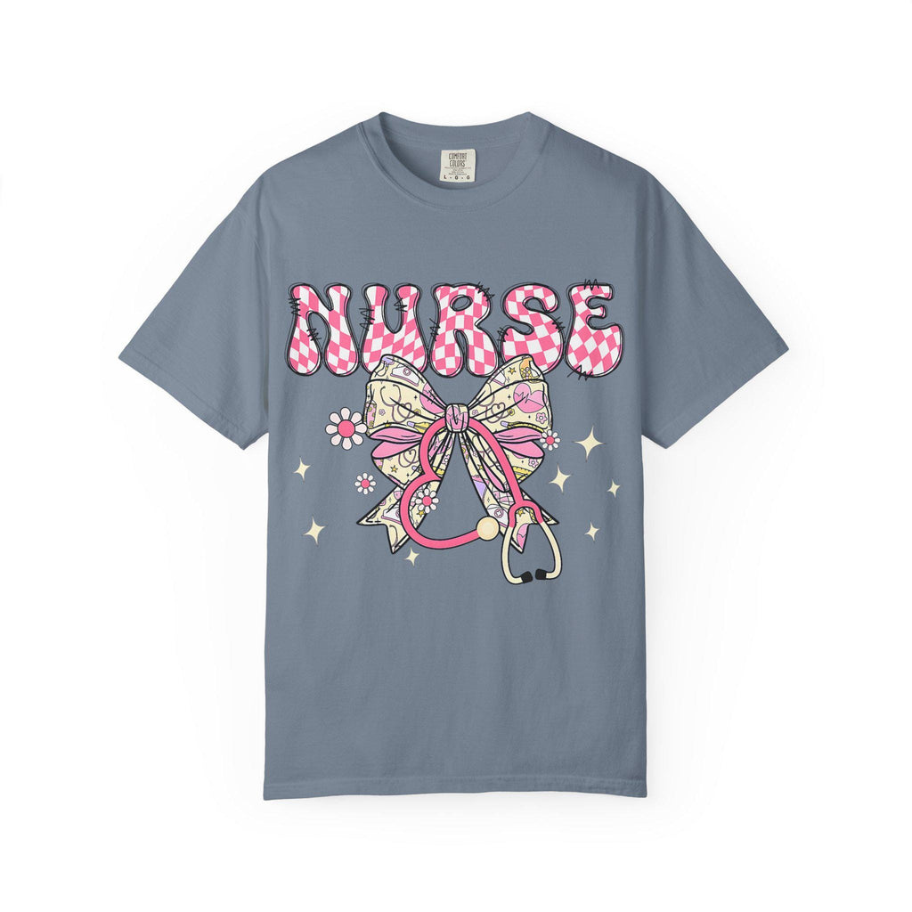 Floral Nurse Stethoscope T-Shirt | Nursing Tee