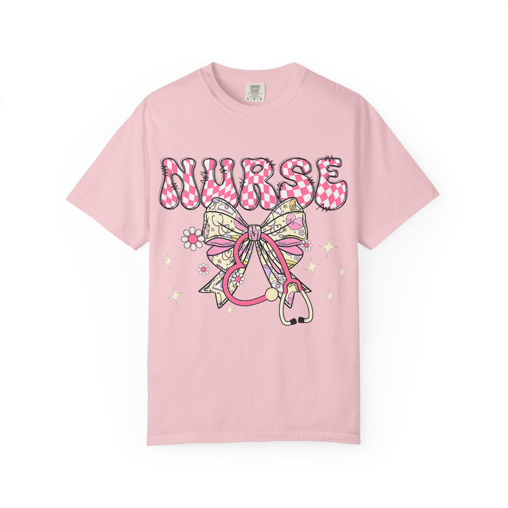 Floral Nurse Stethoscope T-Shirt | Nursing Tee