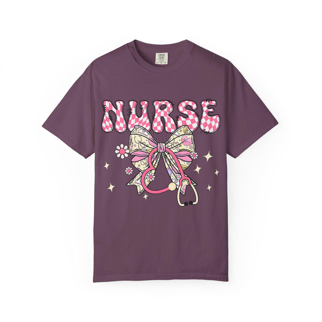 Floral Nurse Stethoscope T-Shirt | Nursing Tee