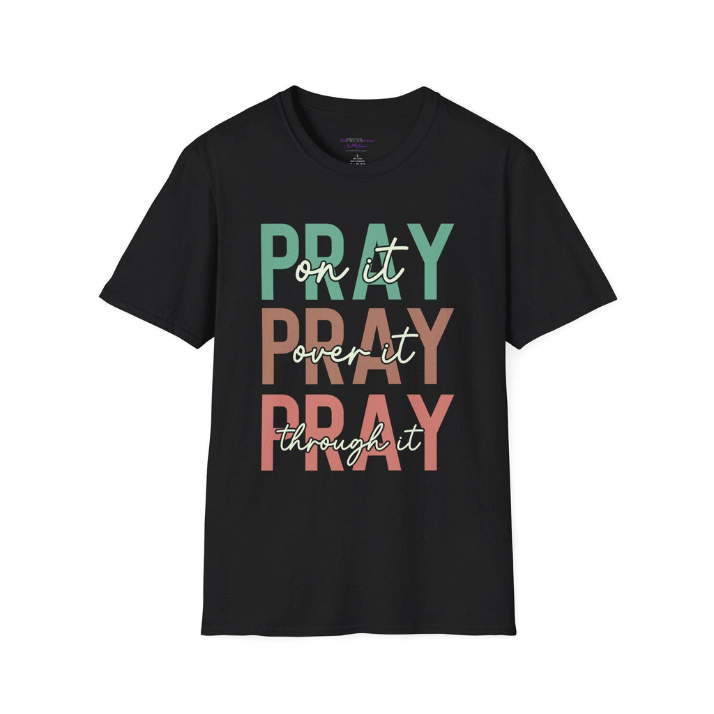 Inspirational Christian T-Shirt | Pray On It Graphic Tee