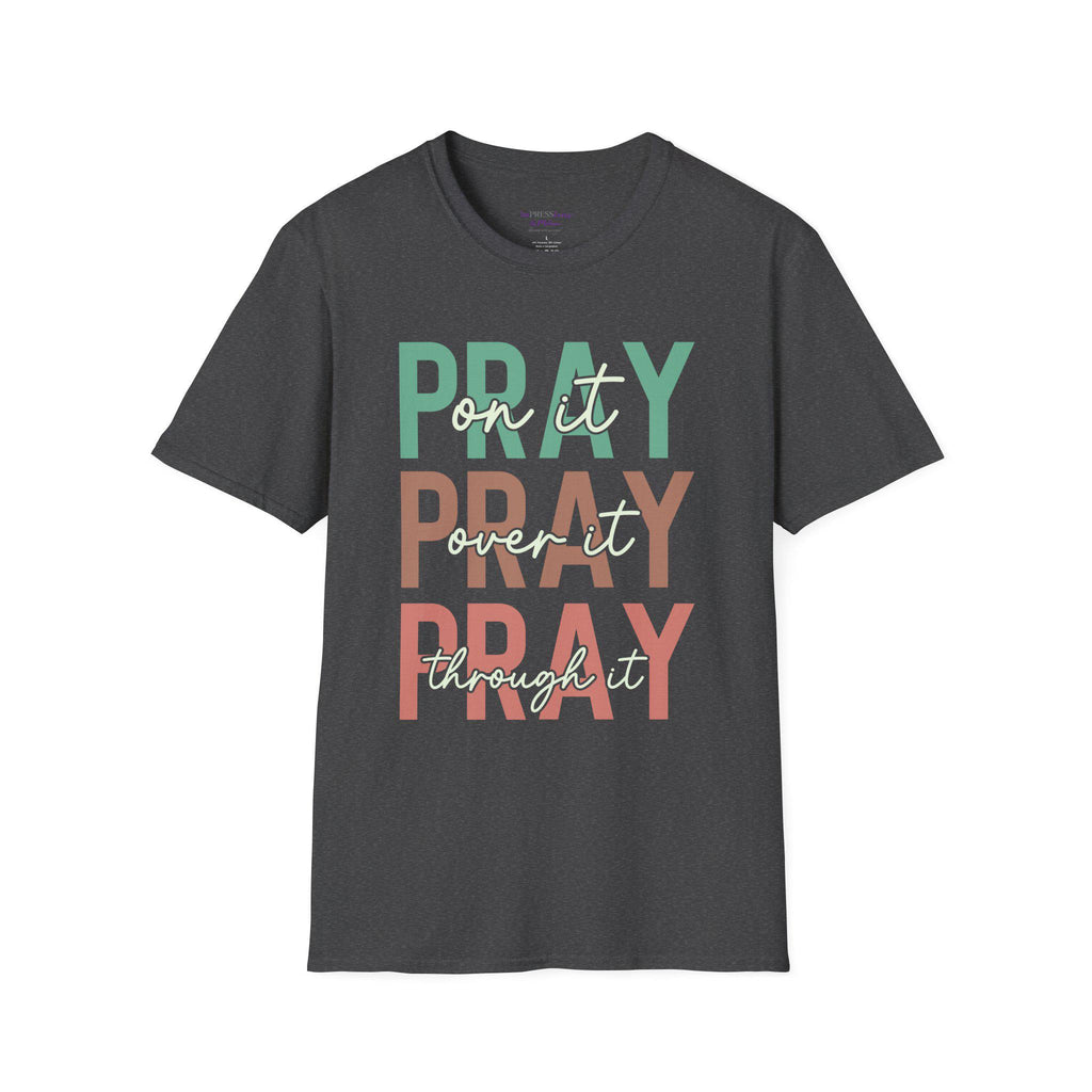 Inspirational Christian T-Shirt | Pray On It Graphic Tee
