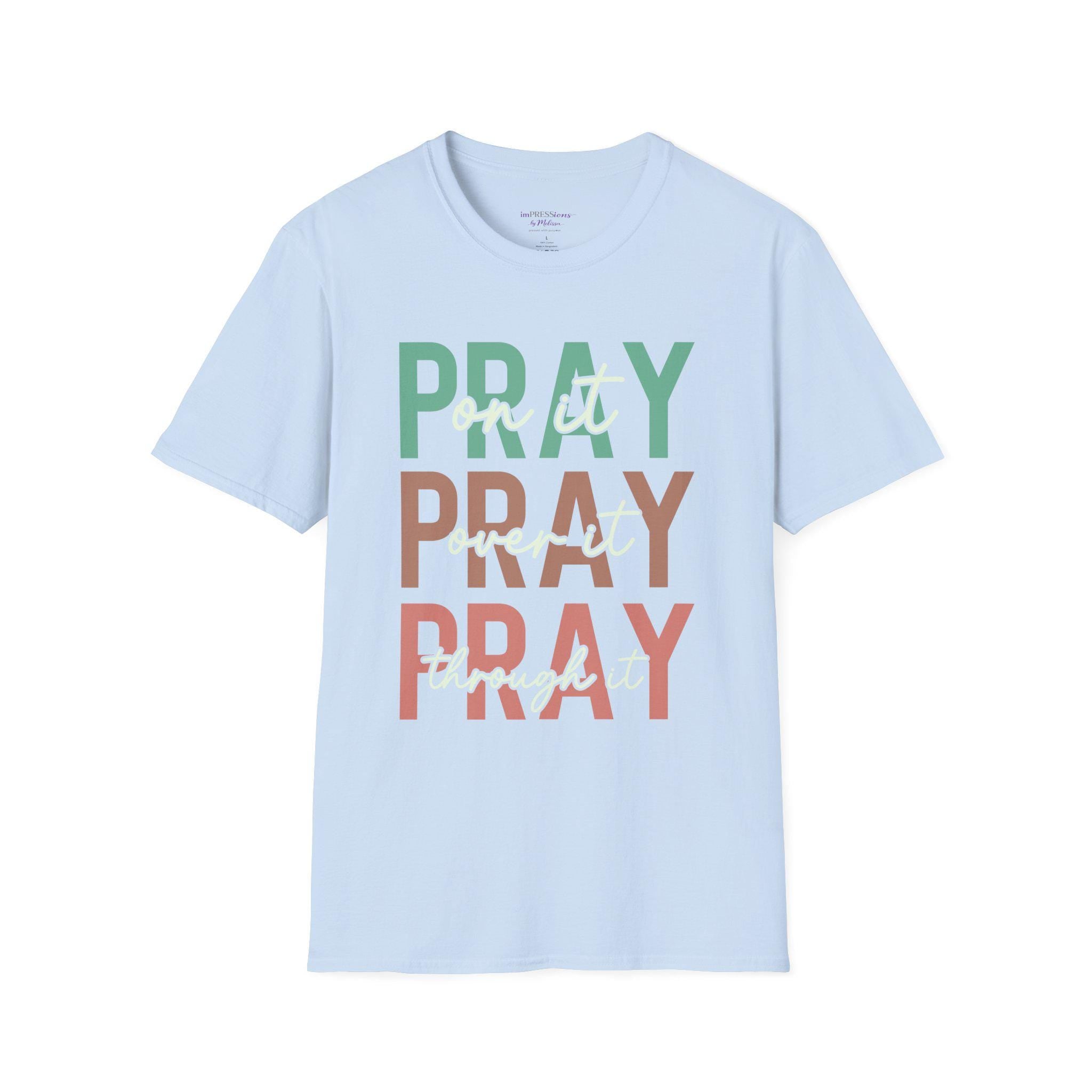 Inspirational Christian T-Shirt | Pray On It Graphic Tee