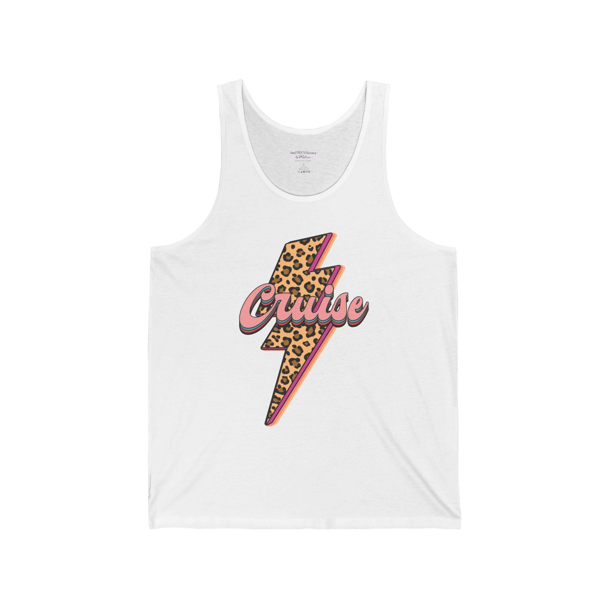 Leopard Lightning 'Cruise' Tank top | Retro Rockabilly Graphic Tank