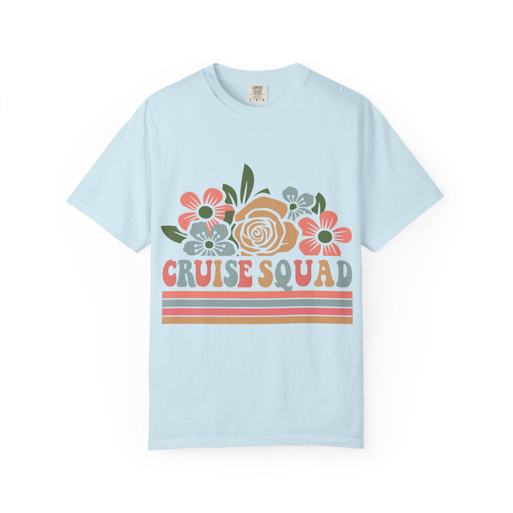 Cruise Squad T-Shirt | Retro Floral Group Trip Tee