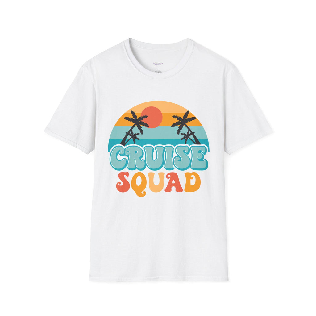 Cruise Squad T-Shirt | Retro Palm Sunset Beach Tee