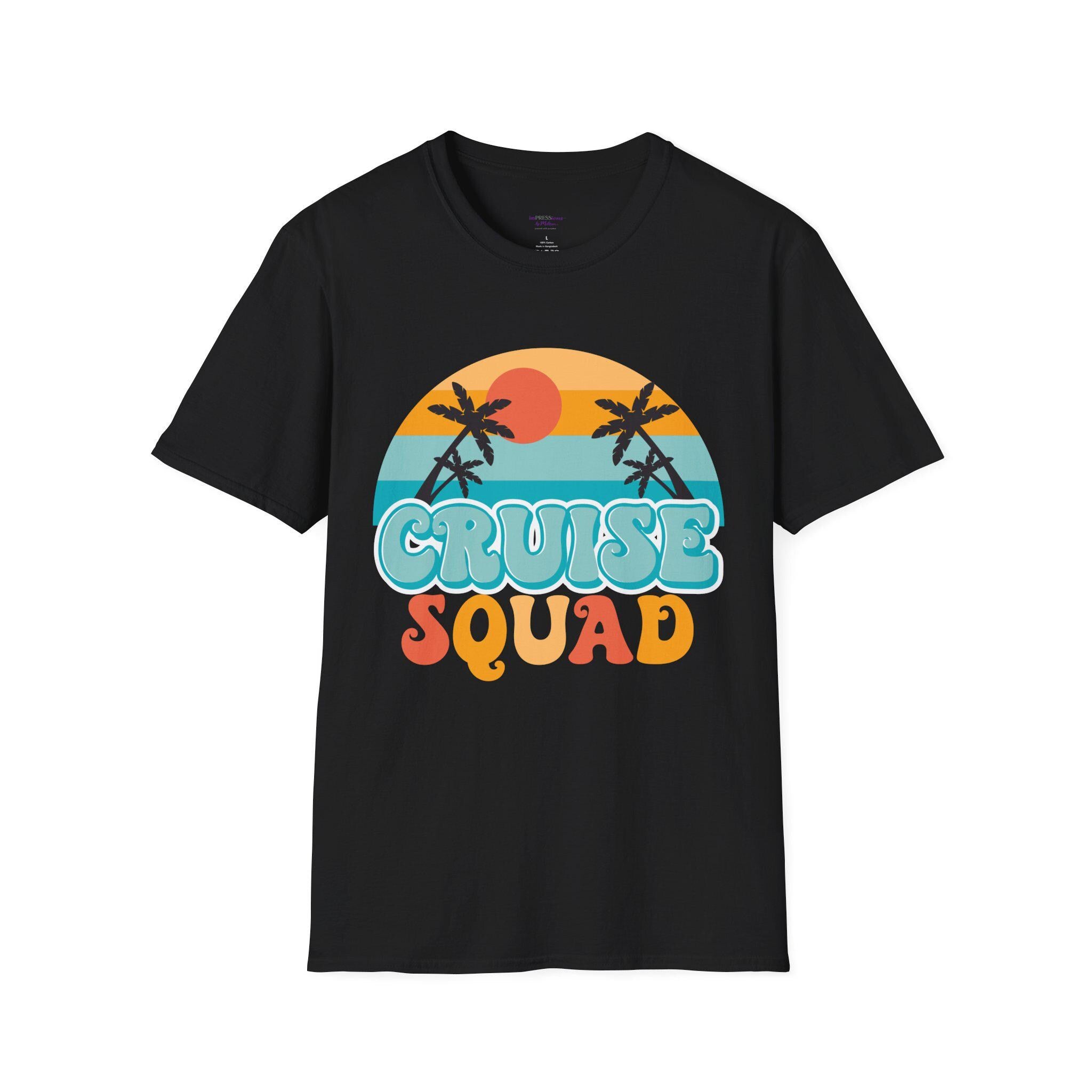 Cruise Squad T-Shirt | Retro Palm Sunset Beach Tee