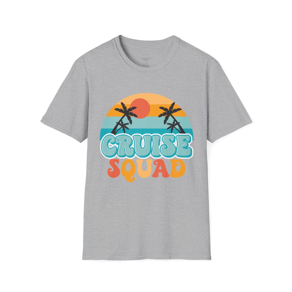 Cruise Squad T-Shirt | Retro Palm Sunset Beach Tee