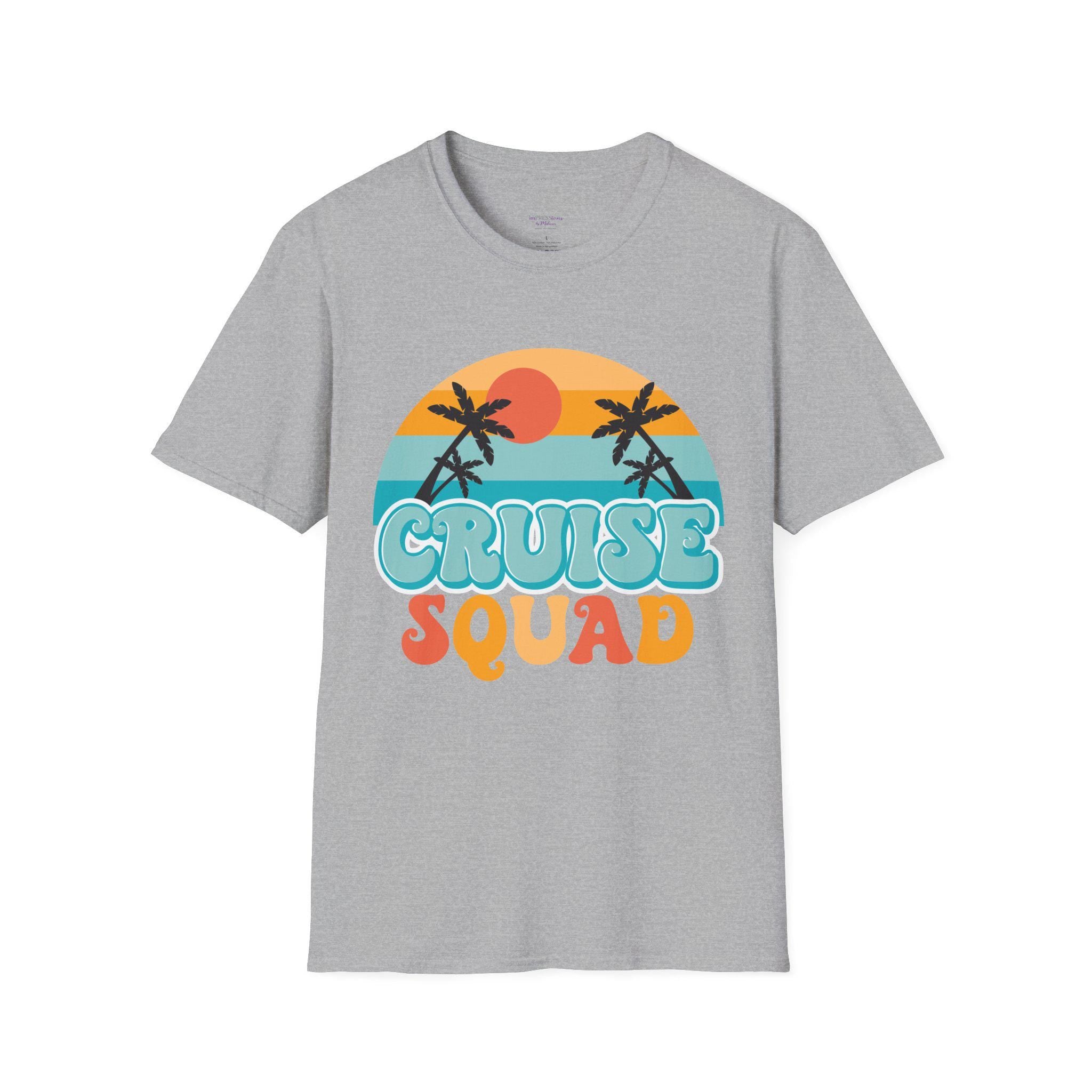 Cruise Squad T-Shirt | Retro Palm Sunset Beach Tee