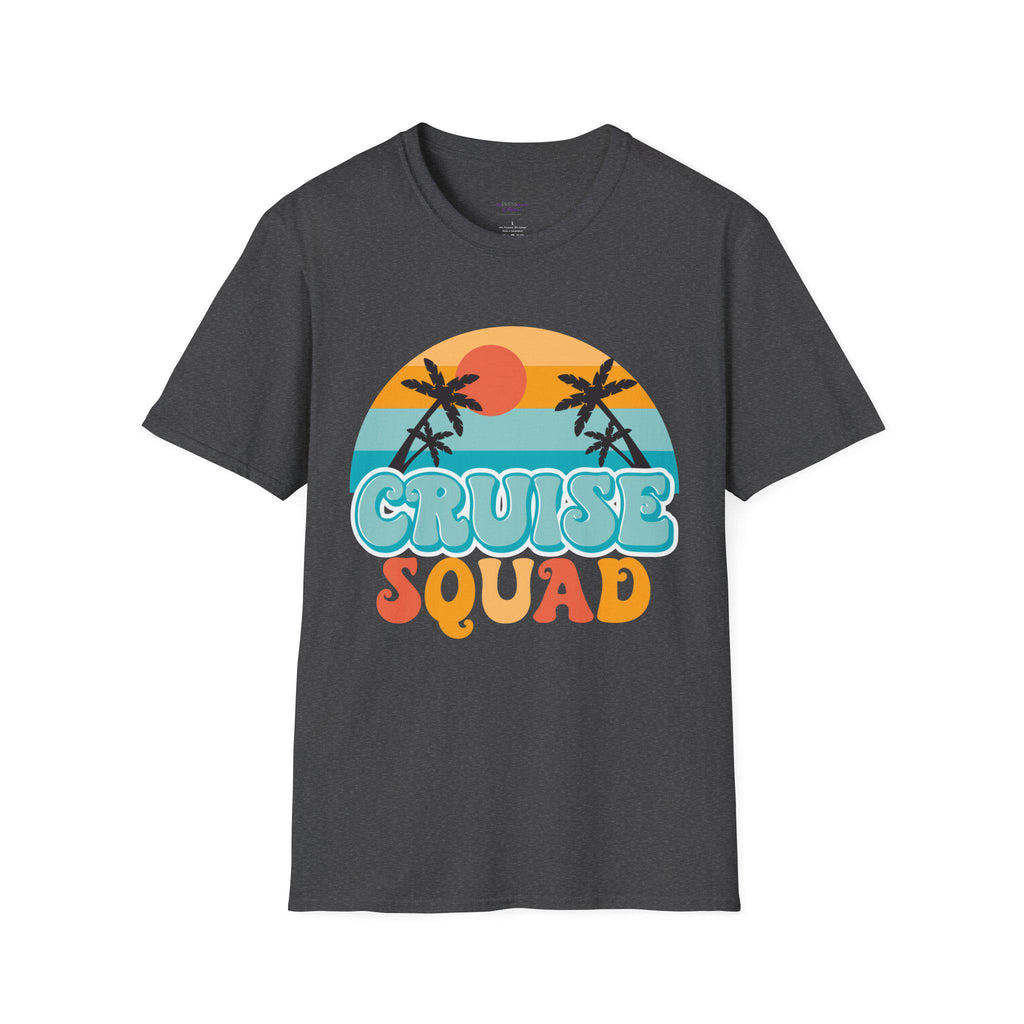 Cruise Squad T-Shirt | Retro Palm Sunset Beach Tee