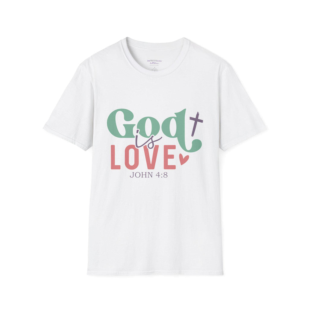 God is Love T-Shirt | John 4:8 Scripture Tee, Christian Faith Shirt