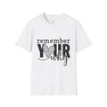 Remember Your Why T-Shirt | Inspirational Heart Typography
