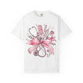 Pink Nursing Tools Bouquet T-Shirt | Stethoscope, Syringe, Bandage