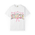 Registered Nurse T-Shirt | Floral Letters Nurses Tee