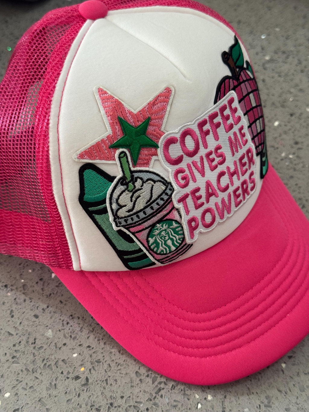 Teacher trucker hat