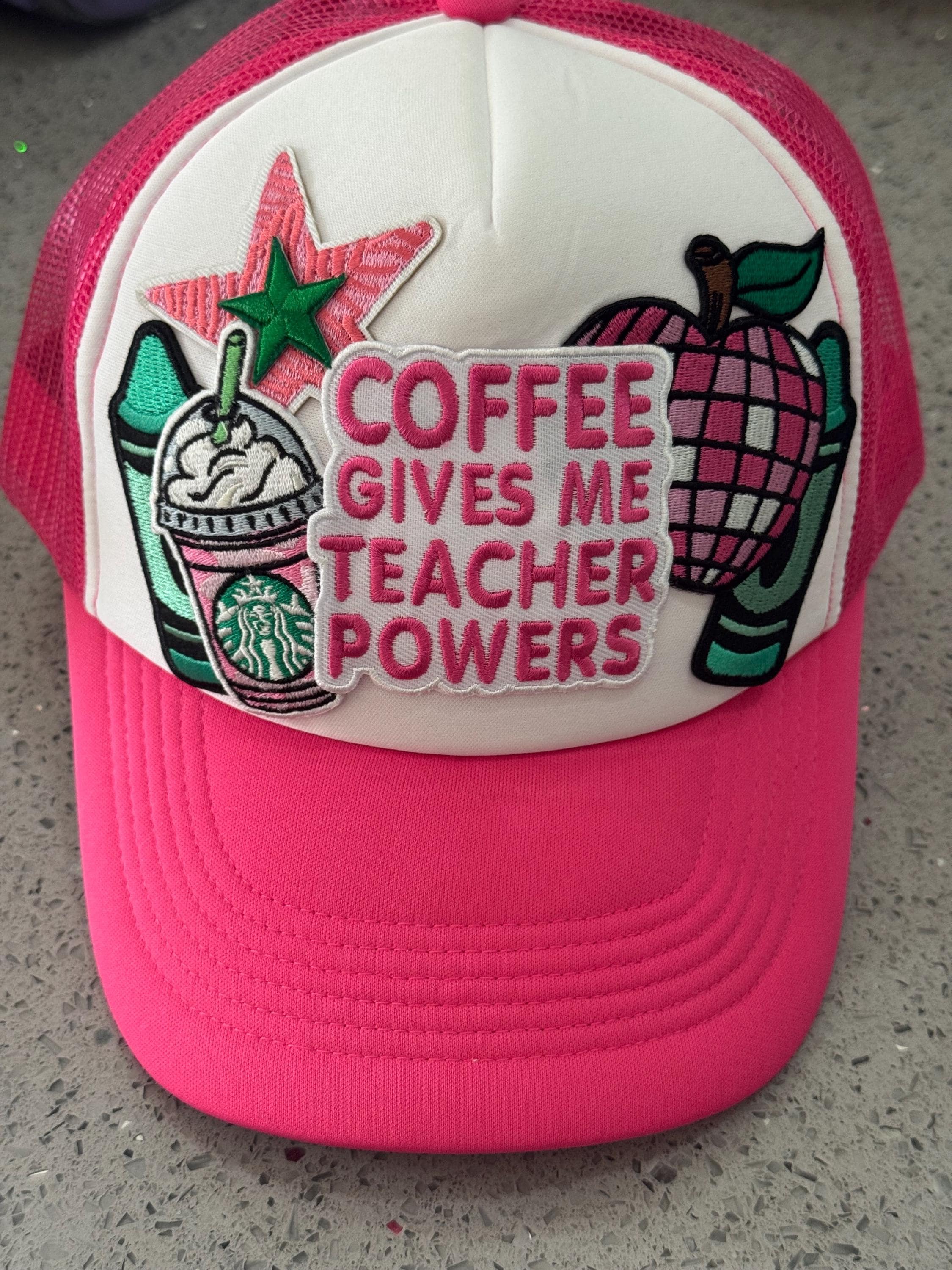 Teacher trucker hat