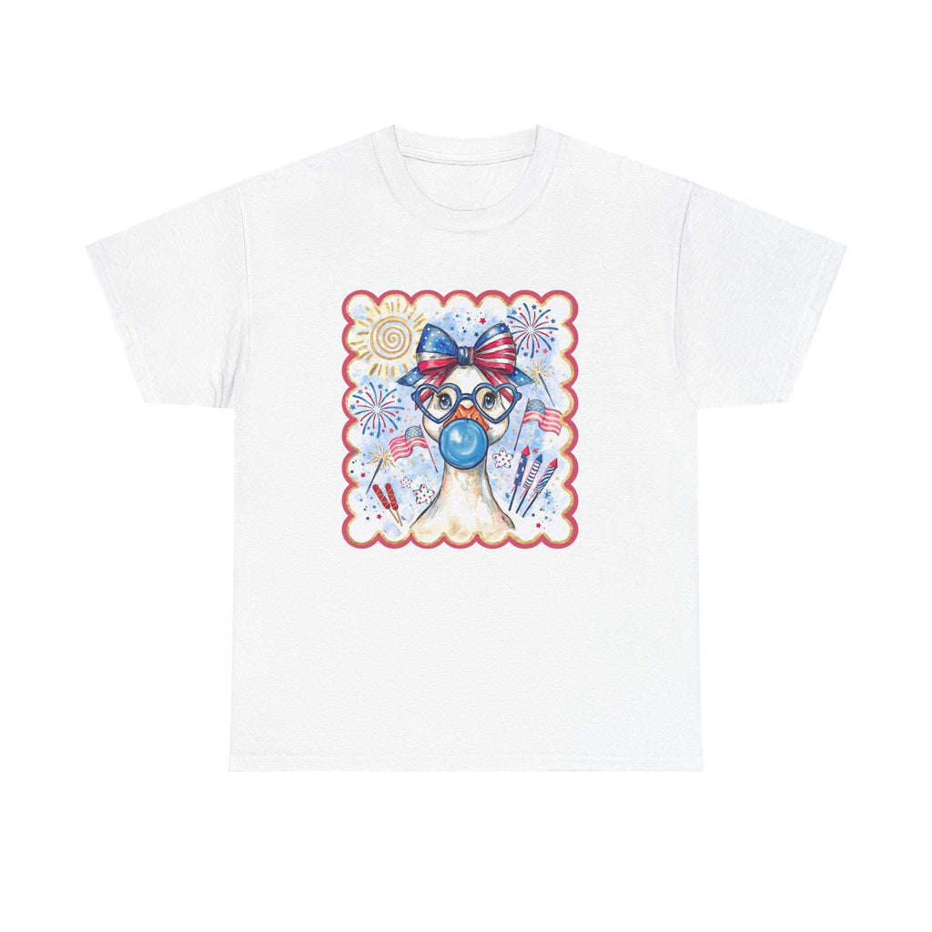 Patriotic Llama with Sunglasses Tee | 4th of July, Americana