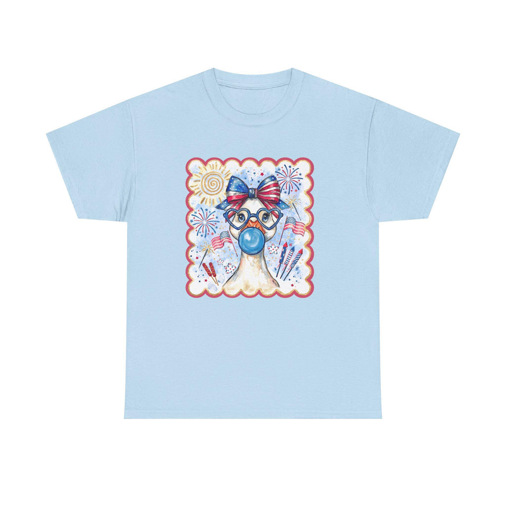 Patriotic Llama with Sunglasses Tee | 4th of July, Americana