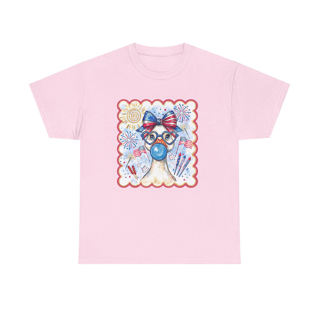 Patriotic Llama with Sunglasses Tee | 4th of July, Americana