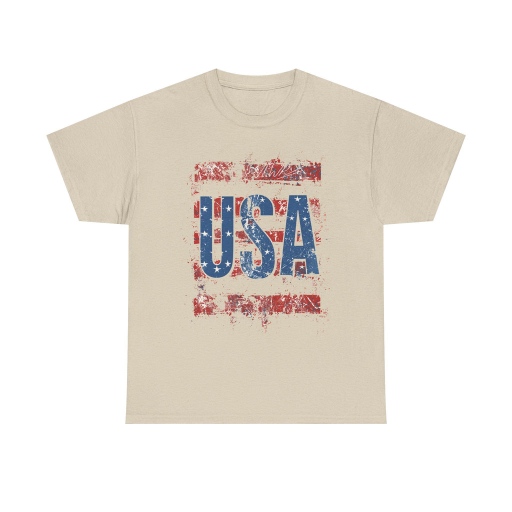 Distressed USA Flag Tee | Patriotic American Shirt