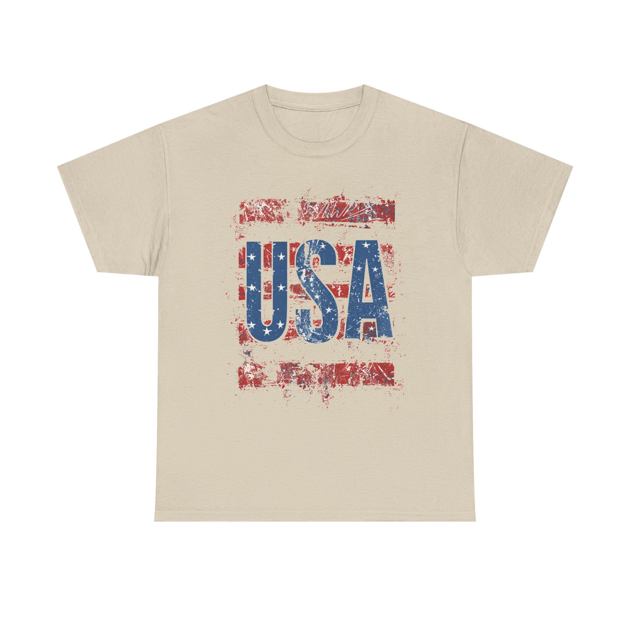 Distressed USA Flag Tee | Patriotic American Shirt