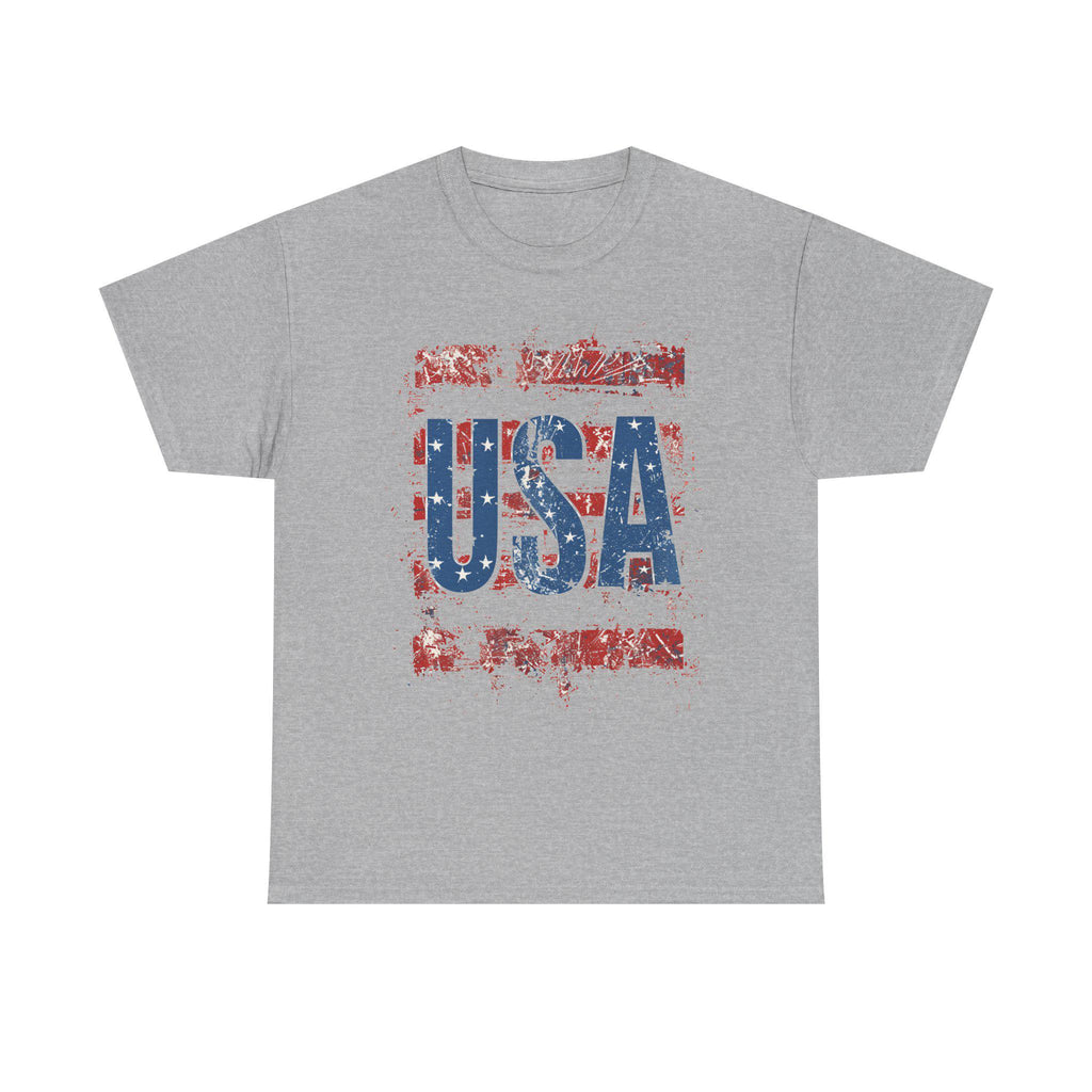 Distressed USA Flag Tee | Patriotic American Shirt