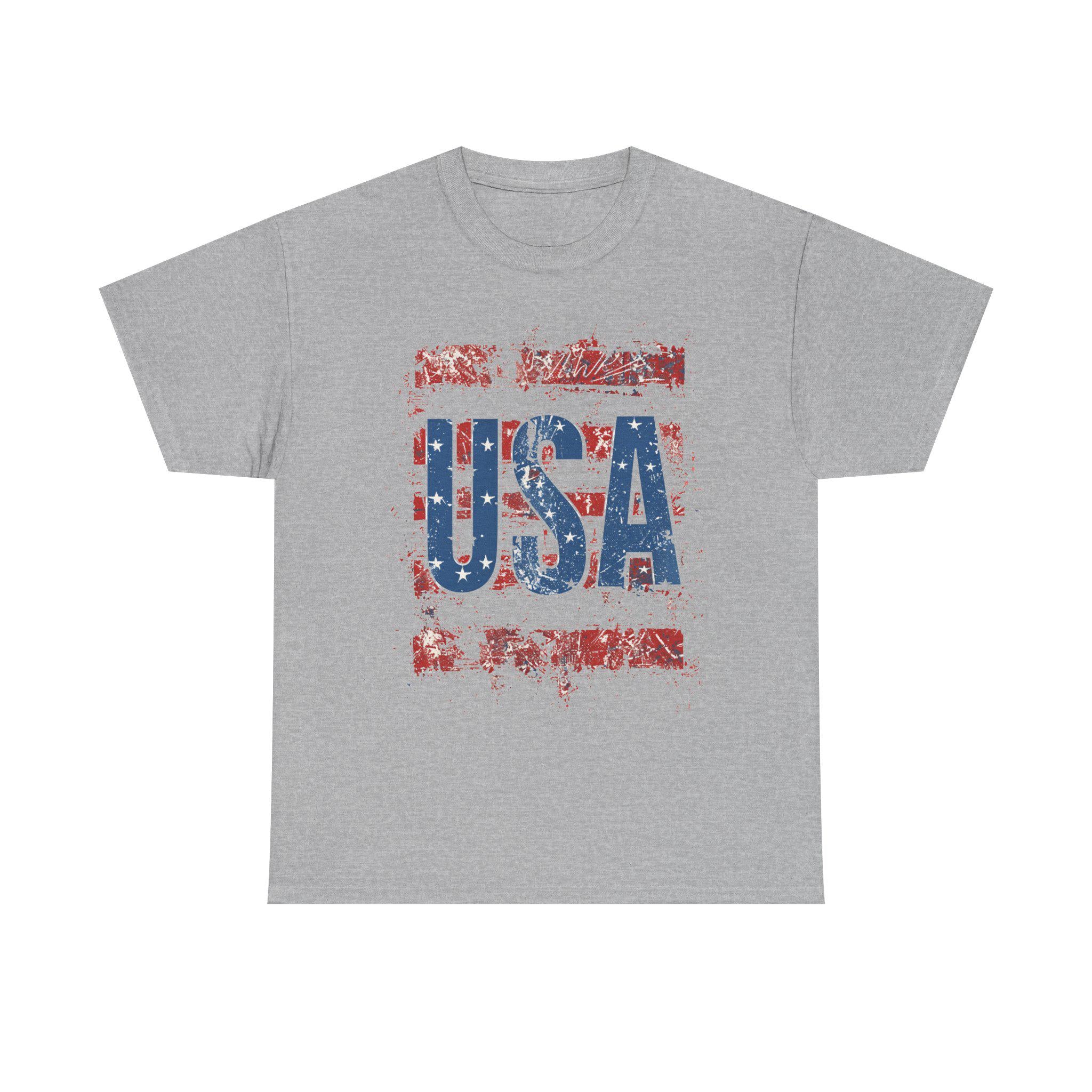 Distressed USA Flag Tee | Patriotic American Shirt
