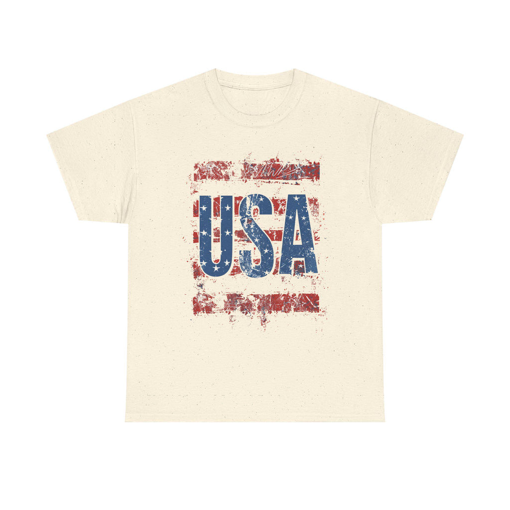 Distressed USA Flag Tee | Patriotic American Shirt