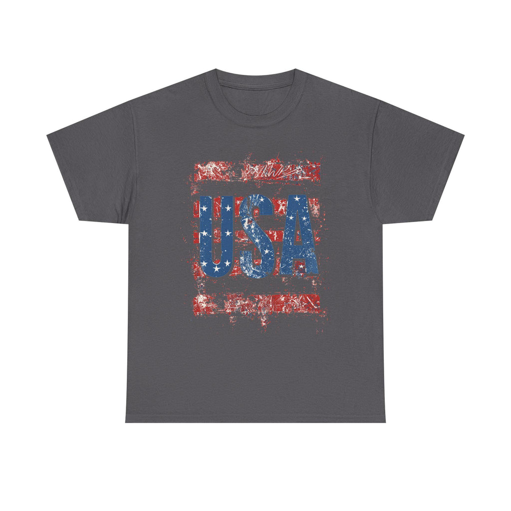 Distressed USA Flag Tee | Patriotic American Shirt