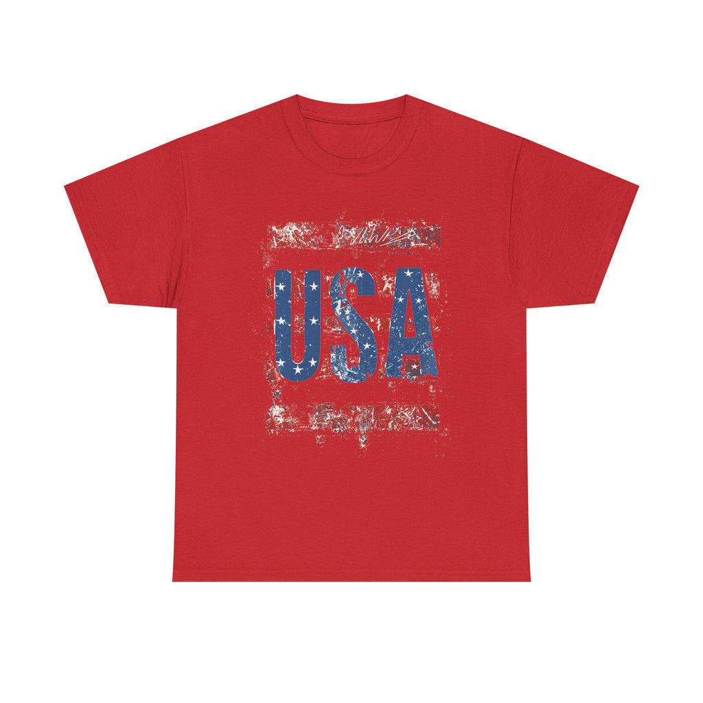 Distressed USA Flag Tee | Patriotic American Shirt