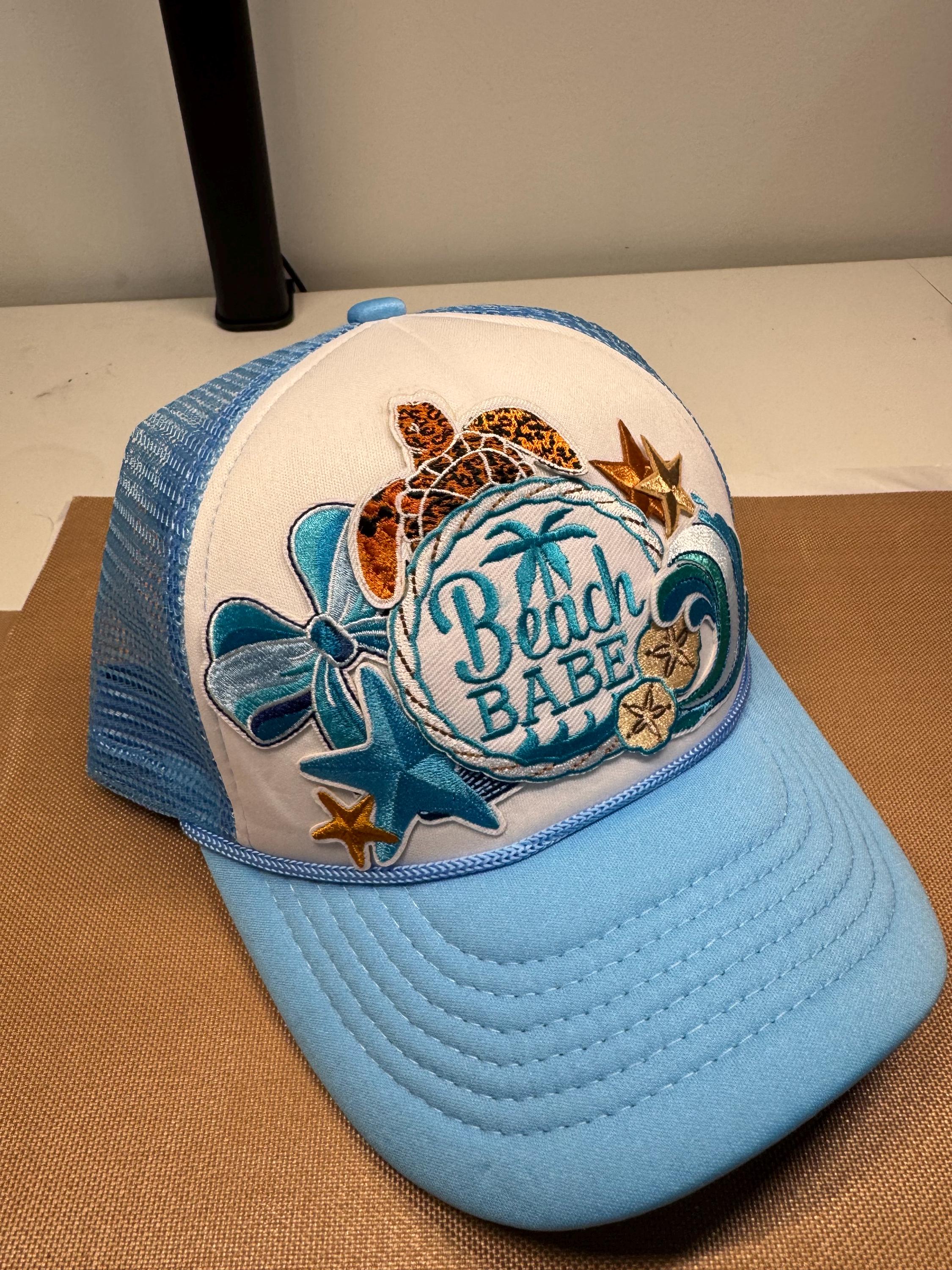 Keep Your Eyes on Jesus Beach Hat