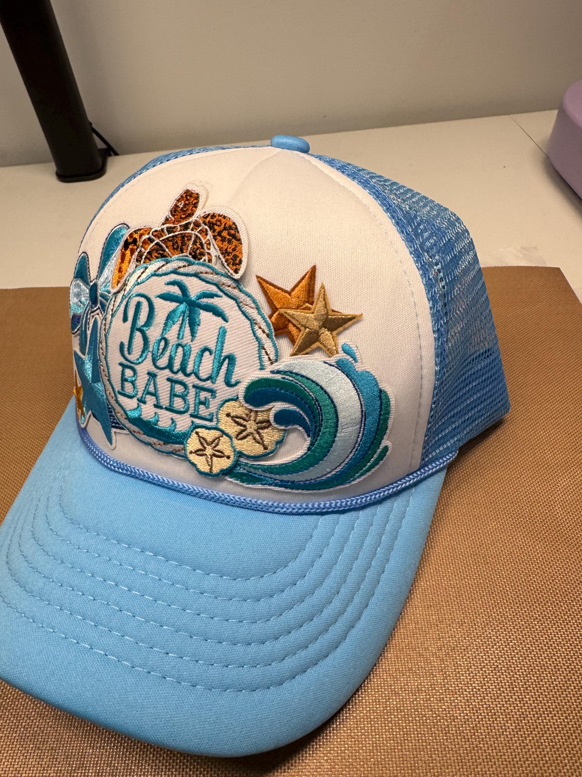 Keep Your Eyes on Jesus Beach Hat