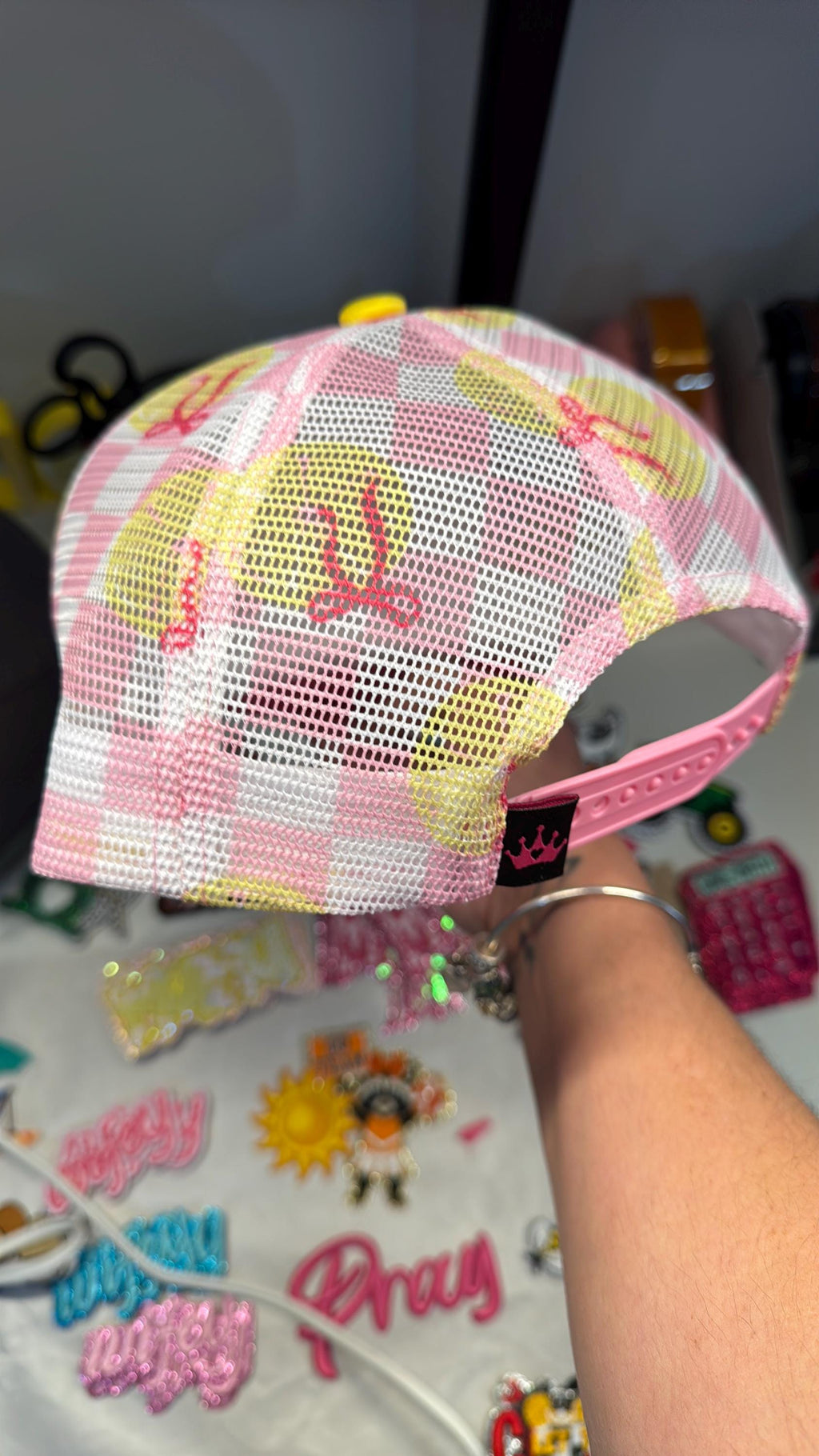 Mama Lemon and Bow Trucker hat