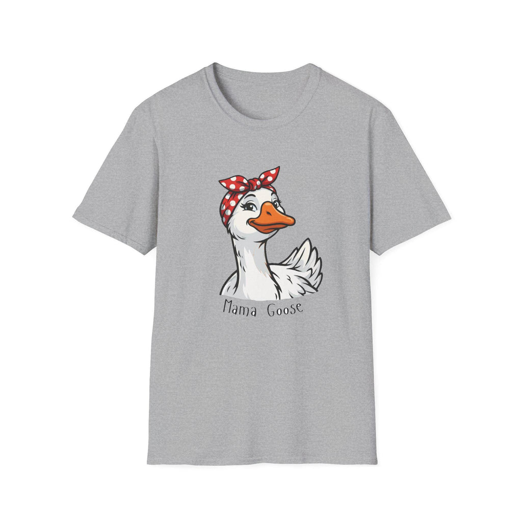 Mama Goose T-Shirt | Retro Bandana Goose Illustration Tee