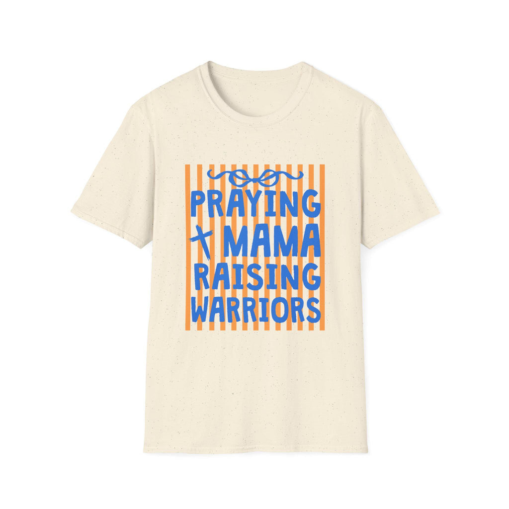 Praying Mama Raising Warriors T-Shirt | Christian Mom Faith Graphic