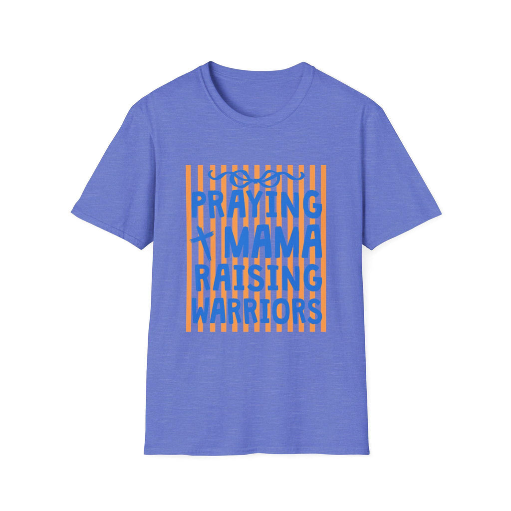 Praying Mama Raising Warriors T-Shirt | Christian Mom Faith Graphic