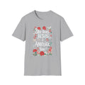 She Loves Jesus & America Too T-Shirt | Floral Patriotic Faith Tee