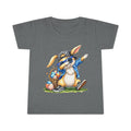 Dabbing Bunny with Easter Eggs Toddler T-shirt | Cute Bunny Shirt