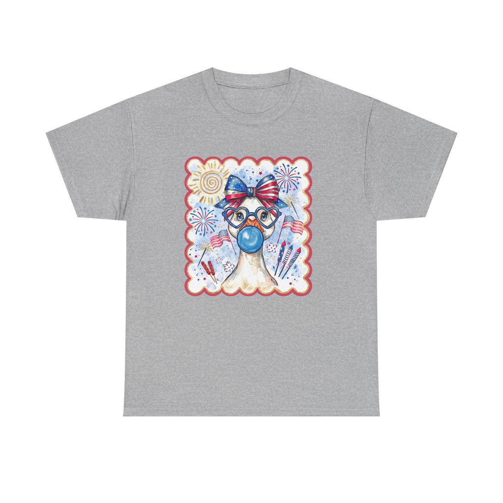 Patriotic Llama with Sunglasses Tee | 4th of July, Americana